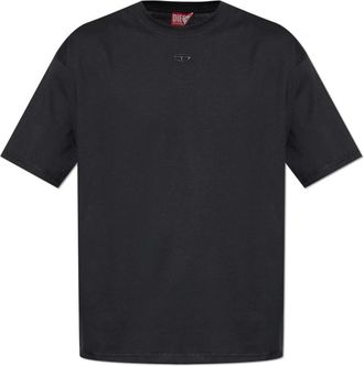 Diesel T-Lucien-Ihbi T-shirt - Heren - T-shirts - Zwart - L - Katoen - Tops