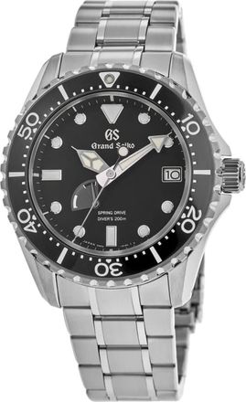 Grand Seiko Sport Collection Spring Drive Automatic Black Dial Stainless Steel Mens Watch SBGA461G