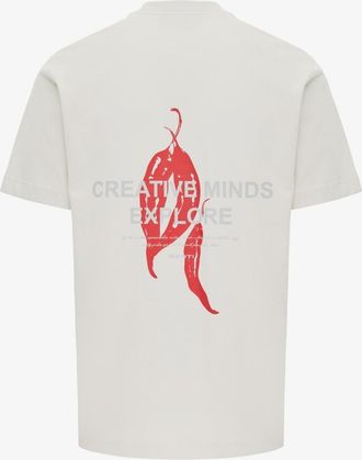 Genti Backprint T-shirt | Off White