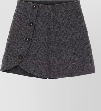 The Garment cashmere wool knee-length shorts