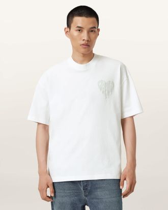 AllSaints Cotton Trip Short Sleeve T-Shirt, Size: XXL