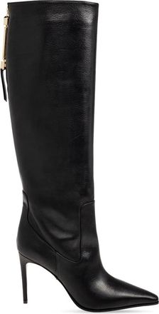 Dsquared2 Lederen Laarzen met Hak - Dames - Laarzen met Hak - Zwart - 37 EU - Leer - Schoenen