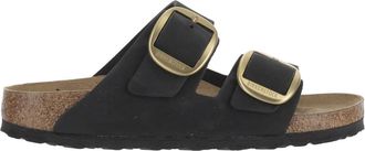 Birkenstock Arizona Big Buckle Narrow Fit - Dames - Sandalen - Zwart - 40 EU - Leer - Schoenen