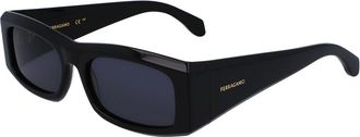 Ferragamo SF2012S 001 Mens Sunglasses Black Size 57