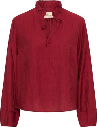 Cream CRTina Blouse - Blouses & Shirts - Mujer - Rojo - 3XL