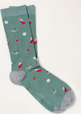 Fat Face FatFace Green Golf Socks