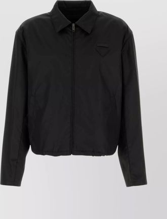 Prada re-nylon jacket collared design