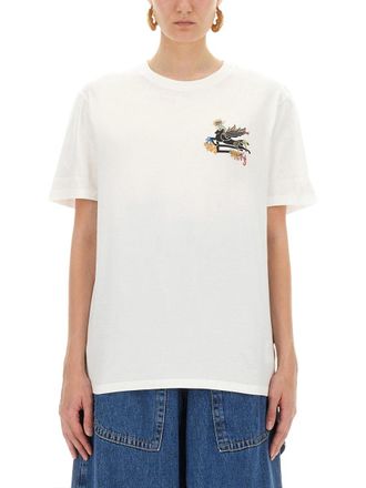 Etro Etro T Shirt With Pegasus
