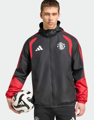 adidas Manchester United 26/27 tiro all weather - Giacca nera-Nero