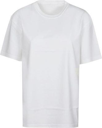 Alexander Wang Logo Essential T-Shirt - Dames - T-shirts - Wit - XS - Katoen - Tops