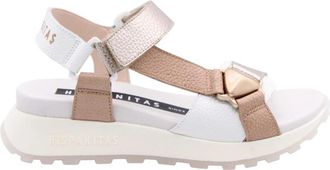 Hispanitas Langeland Sandal - Dames - Sleehakken - Bruin - 40 EU - Schoenen