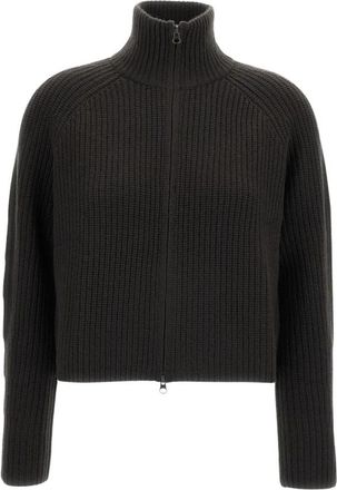 Lisa Yang Giacca-cardigan - Dames - Cashmere truien - Groen - S - Kasjmier - Truien & Vesten