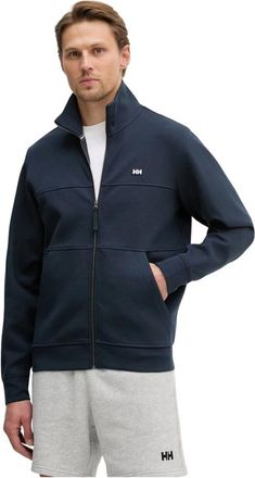 Helly Hansen Koster Sweat Jacket - Heren - Fleece jassen - Blauw - M - Katoen - Fitness