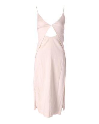 Dion Lee Cut Out Dress in White Cream Acetate
