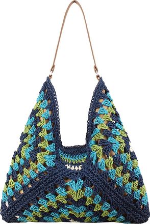 Generic Woven Bags for Women | Large Capacity Bohemian Straw Colored Pouch | Women Vacation Purses,for Desktop School Daily Offices Dating Outdoor Travel Work