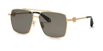 Roberto Cavalli SRC036V Polarized 400P Mens Sunglasses Gold Size 60