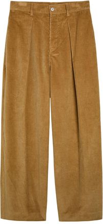 J.W.Anderson Pleated Straight-leg Corduroy Trousers - Beige - 52 (IT52 / XL)