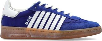 Dsquared2 Boxer Sneakers - Dames - Sneakers - Blauw - 39 EU - Leer - Schoenen