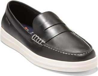 Cole Haan Nantucket Penny Loafer Sneaker in Black /Ivory at Nordstrom Rack, Size 10.5