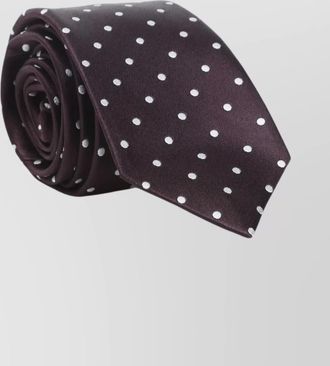 Tom Ford polka dot silk tie with smooth texture