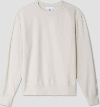 SAVE KHAKI UNITED Mens Long Sleeve Supima Crewneck Sweatshirt In Ash