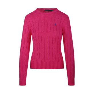 Ralph Lauren Julianna Long Sleeve Pullover - Dames - Ronde hals truien - Roze - XS - Truien & Vesten