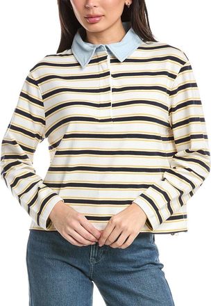 RD Style Nadine Denim Polo Shirt