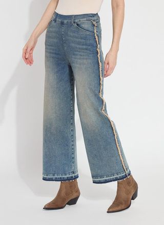 Lyss&eacute; Holding Power Era Wide Leg Premium Denim (30 Inseam)