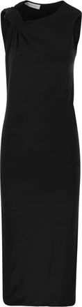 Sportmax Midi Kleedjes - Dames - Casual kleedjes - Zwart - M - Kleedjes