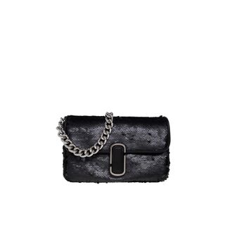 Marc Jacobs The Sequin J Marc Schoudertas - Dames - Schoudertassen - Zwart - ONE Size - Polyester - Tassen