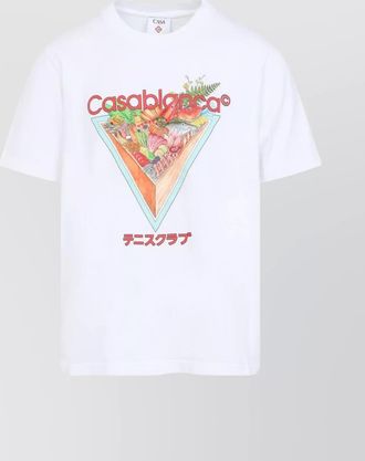 Casablanca tennis club icon t-shirt