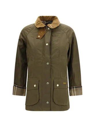 Barbour Dark Green Shirt Collar Jacket