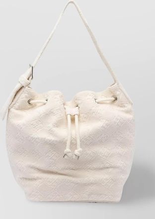 Tory Burch embossed pattern shoulder bag with adjustable strap