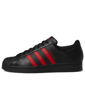 adidas Superstar Core Black Vivid Red GZ3739