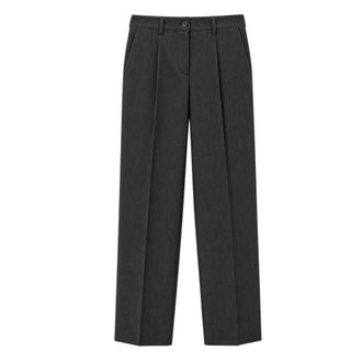 Mars&eacute;m Pantaloni dritti sartoriali - - Trousers - Donna - Grigio - 3XL
