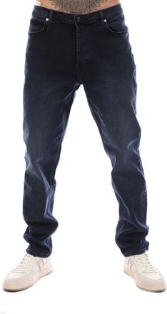 HUGO BOSS Heren Hugo 634 Tapered-Fit Jeans in Blauw