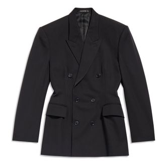 Balenciaga (WMNS) Balenciaga Cinched Jacket Black 773357TNT391000