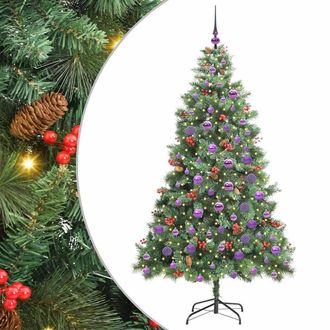 vidaXL &Aacute;rbol De Navidad Artificial Verde 180 Cm Pvc Y Metal Vidaxl