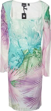 Cavalli floral-print dress - Pink