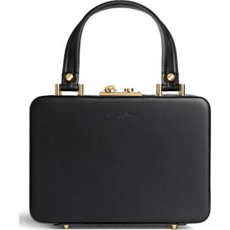 Gianvito Rossi Val&igrave; Bag in Black Calf Leather at Nordstrom
