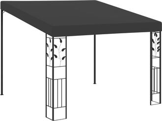 vidaXL Vidaxl - Cenador Con Montaje En La Pared Antracita 3x3x2,5 M
