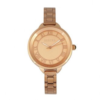 Bertha Sunglasses Madison Sunray Dial Womens Stainless Steel Watch