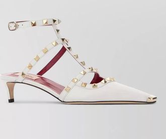 Valentino Garavani leather rockstud mules