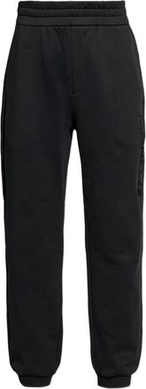 Moncler logo-detail track pants - men - Cotton - XXXL - Black