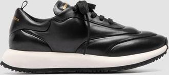 Officine Creative Solstice 101 Leather Running Sneakers in Black at Nordstrom, Size 37