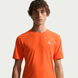 Nike Mens Nike ACG Solar Chase Dri-FIT ADV Trail Running Top in Orange | IO9677-819