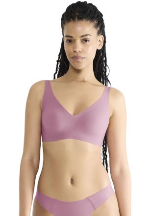 sloggi Soft-BH SLOGGI ZERO Feel 2.0, Damen, Gr. XL, N-Gr, lila, Single Jersey, Obermaterial: 76% Polyamid, 24% Elasthan, BHs Soft-BH, nahtlos, herausnehmbare