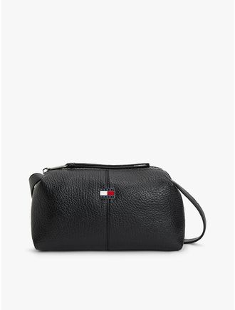 Tommy Hilfiger Womens Tommy Jeans Pebbled City Crossbody Bag - Black