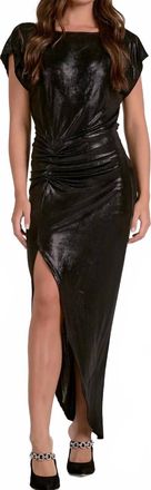 Elan Mckinley Midi Dress In Black