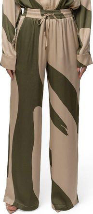 JLUXLABEL Ella Wide Leg Pants in Multi at Nordstrom, Size Medium